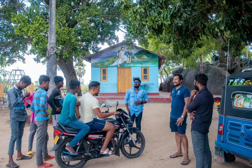 Two visits from Rajan Bala, Aligambai and Batticaloa, 2024-08-11.