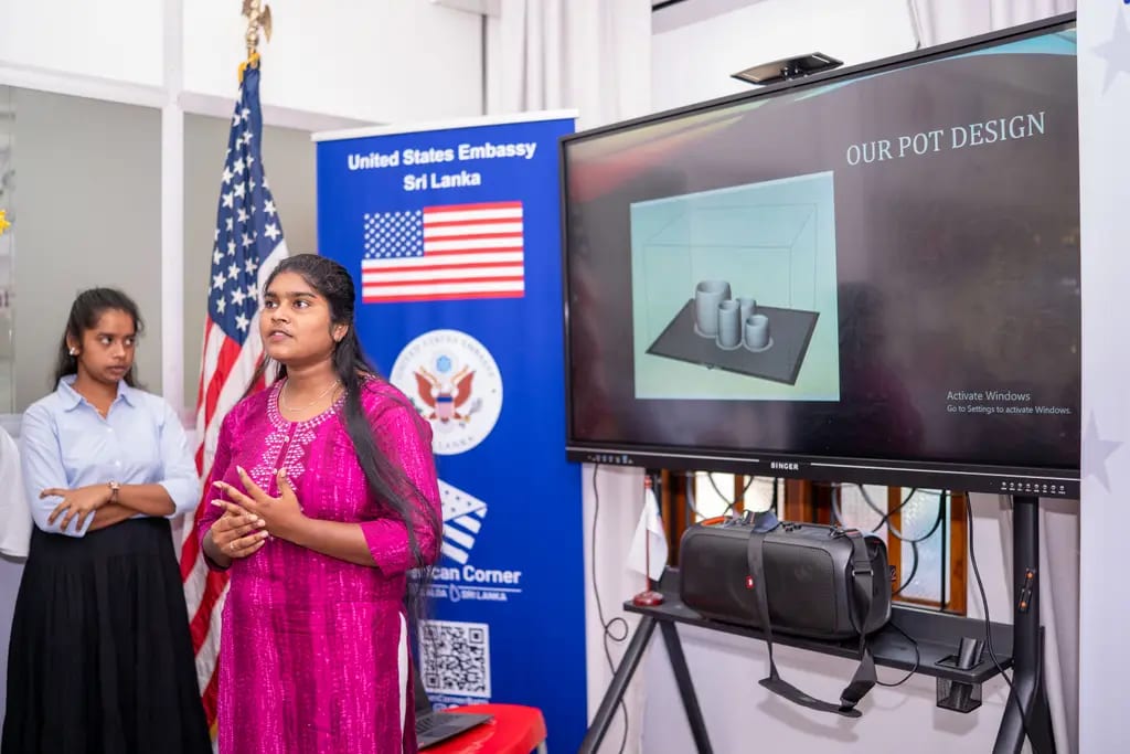 3D printing workshop, Batticaloa, April 2026.