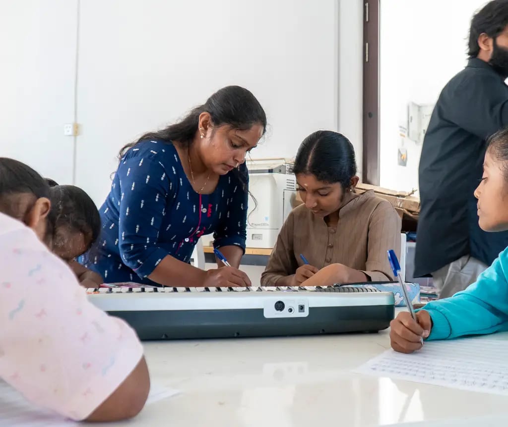 Music workshop, Batticaloa, 2025-12-16.
