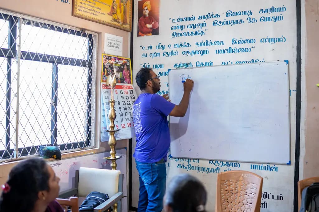 Magiladithevu school workshop, Magiladithevu, 2025-11-02.