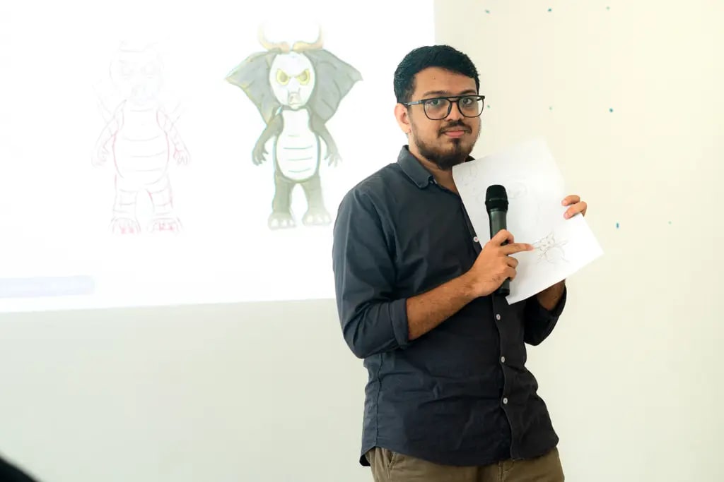 Digital drawing workshop, Batticaloa, 2023-03-25.