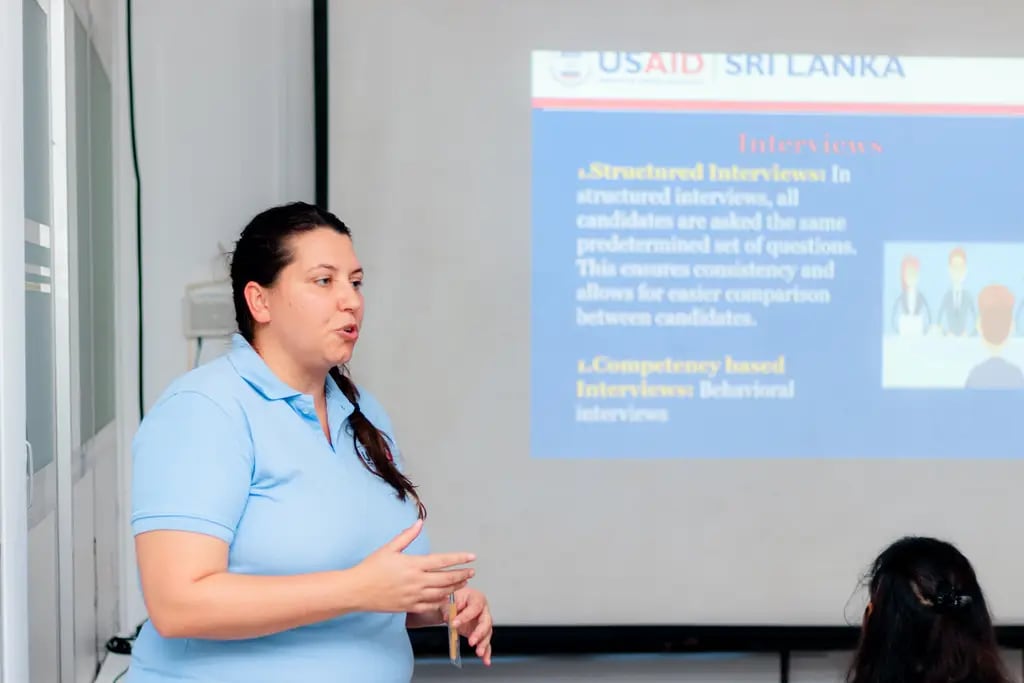 United States Embassy recruitment session, Batticaloa, 2023-09-14.