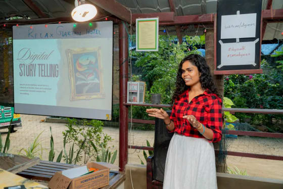DiGiZEN, digital storytelling, Batticaloa, 2024-10-27.