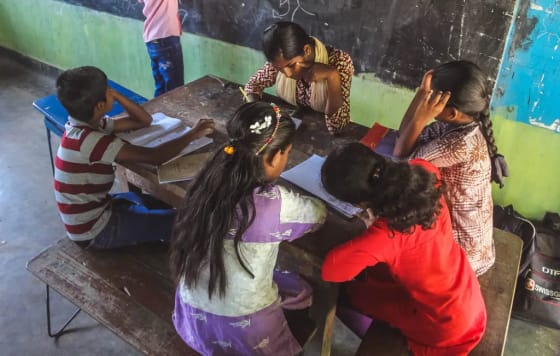 The school workshop at Pullumalai, Batticaloa, 31 March 2019.