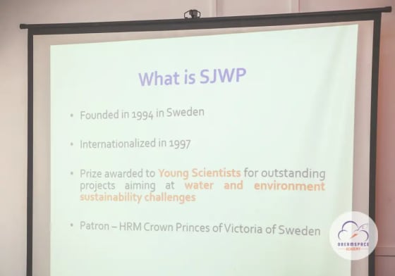Stockholm Junior Water Prize, awareness session, Batticaloa, 2020-02-25.