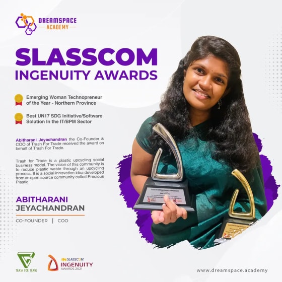 SLASSCOM Ingenuity, Emerging Women Technopreneur, Sri Lanka, 2022-07-17.