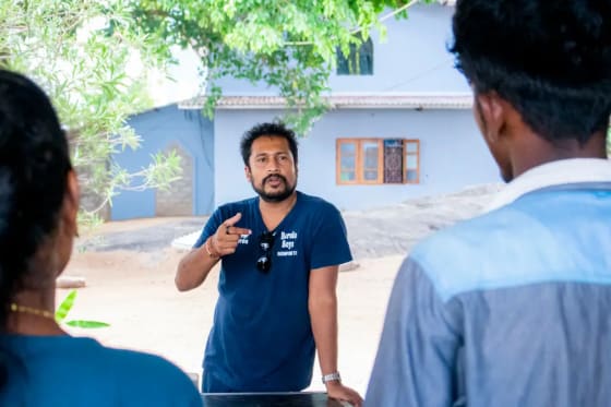 Two visits from Rajan Bala, Aligambai and Batticaloa, 2024-08-11.