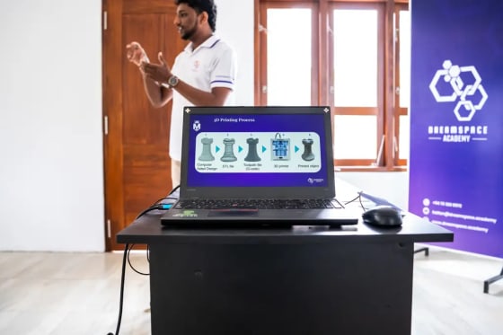 3D design and printing workshop, Hatton, 2025-09-29.