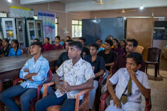 Magiladithevu school workshop, Magiladithevu, 2025-11-02.