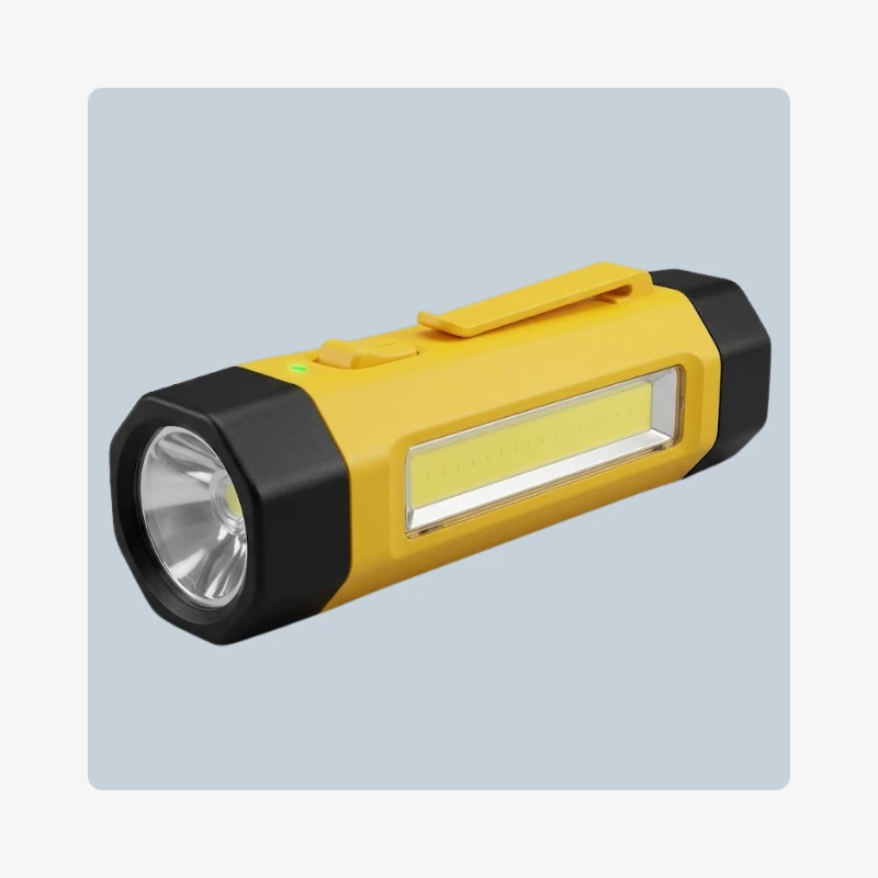 DY DL 101 Minimight, 1W Rechargeable Emergency Torch + 2W Sidelight