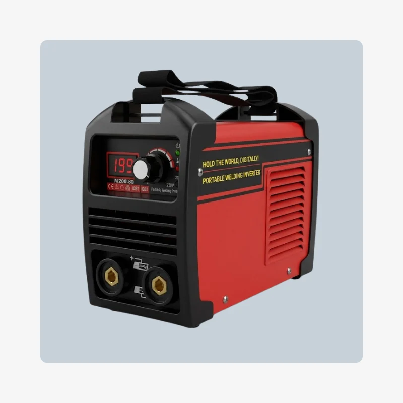 iBELL M200-89 Inverter ARC Welding Machine 200A, Portable IGBT Welder with Hot Start & Anti-Stick, 220V ±15%, Supports 1-4mm Electrodes, Compact Welding Machine for Professional Use - 1 Year Warranty