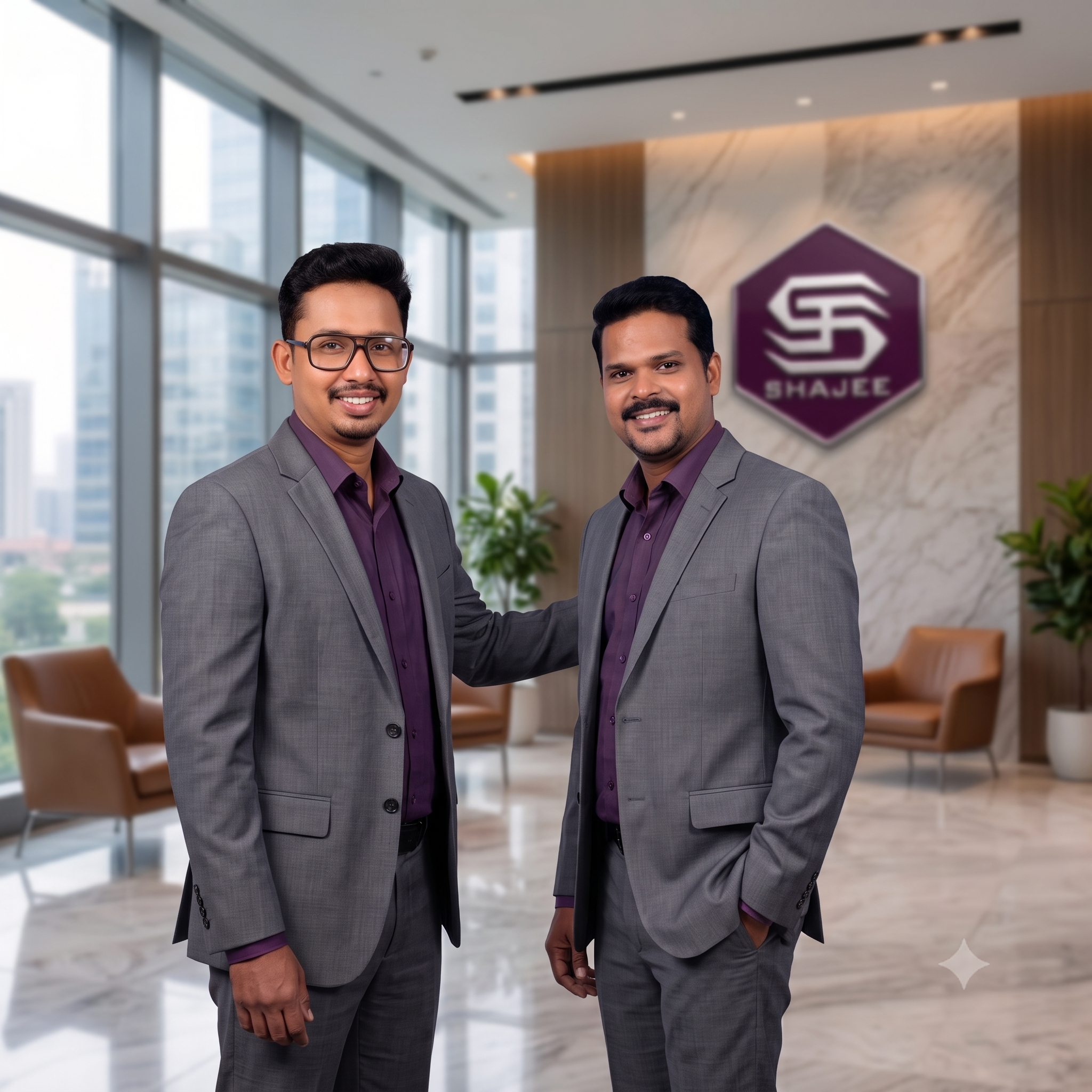 Founders Shakeel and Jeevarajan