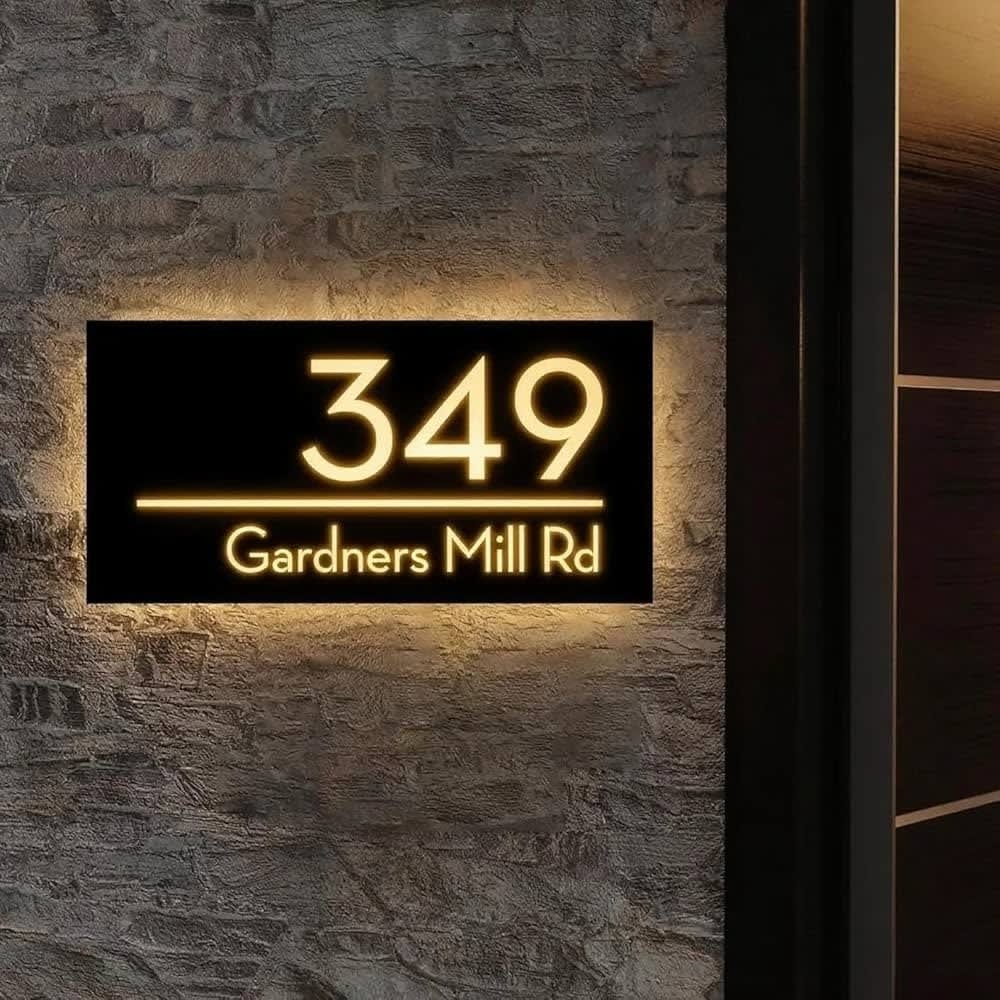 Custom Illuminated Plaque