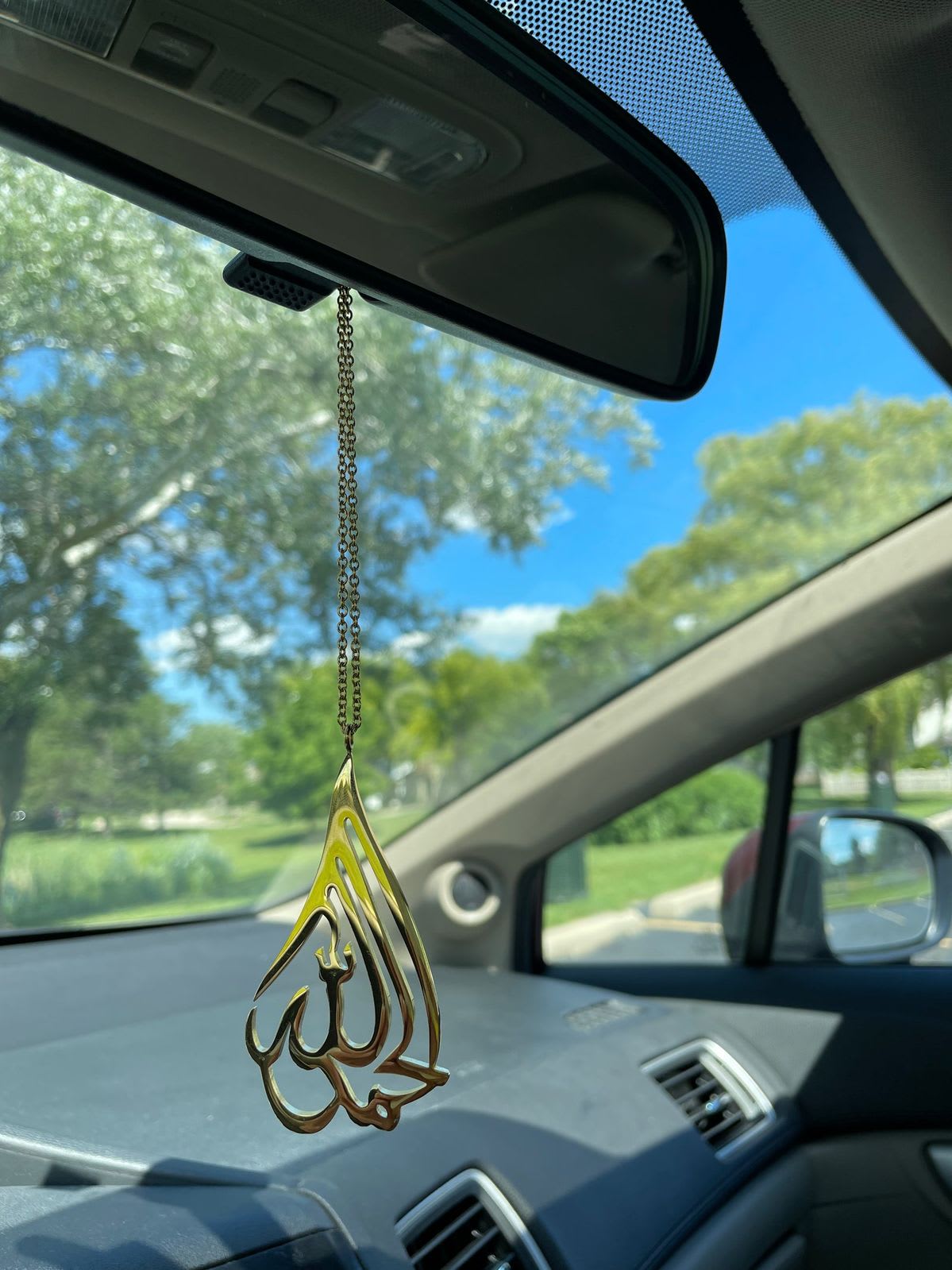 Allah Arabic Calligraphy Car Hanging