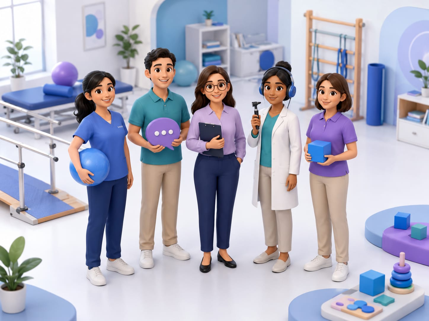 Illustration of a collaborative care team
