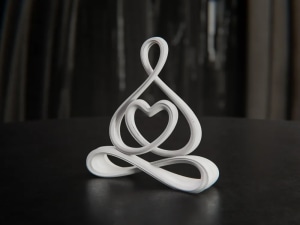 Figure d'amour infinie