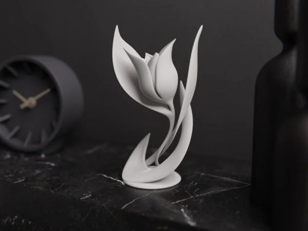 Tulipe Décorative imprimée en 3D