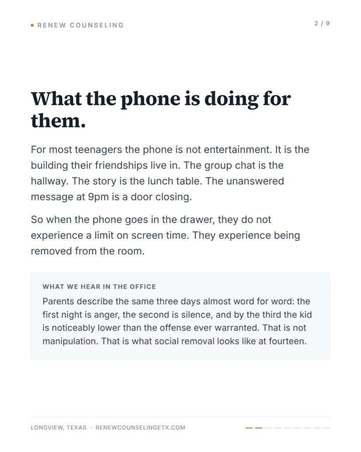 The phone, slide 2 of 8