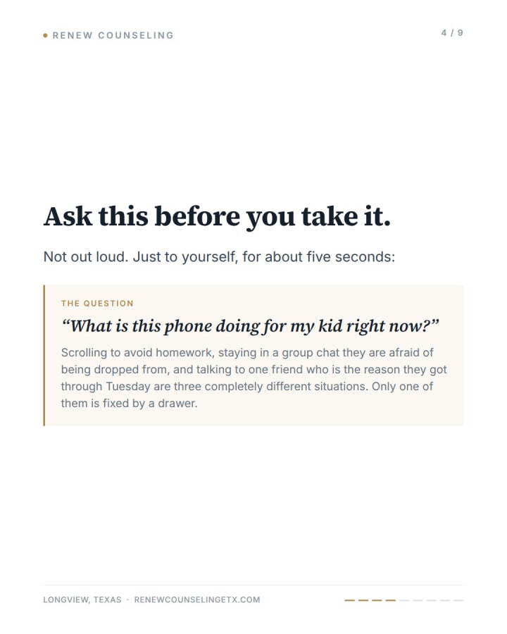 The phone, slide 4 of 8