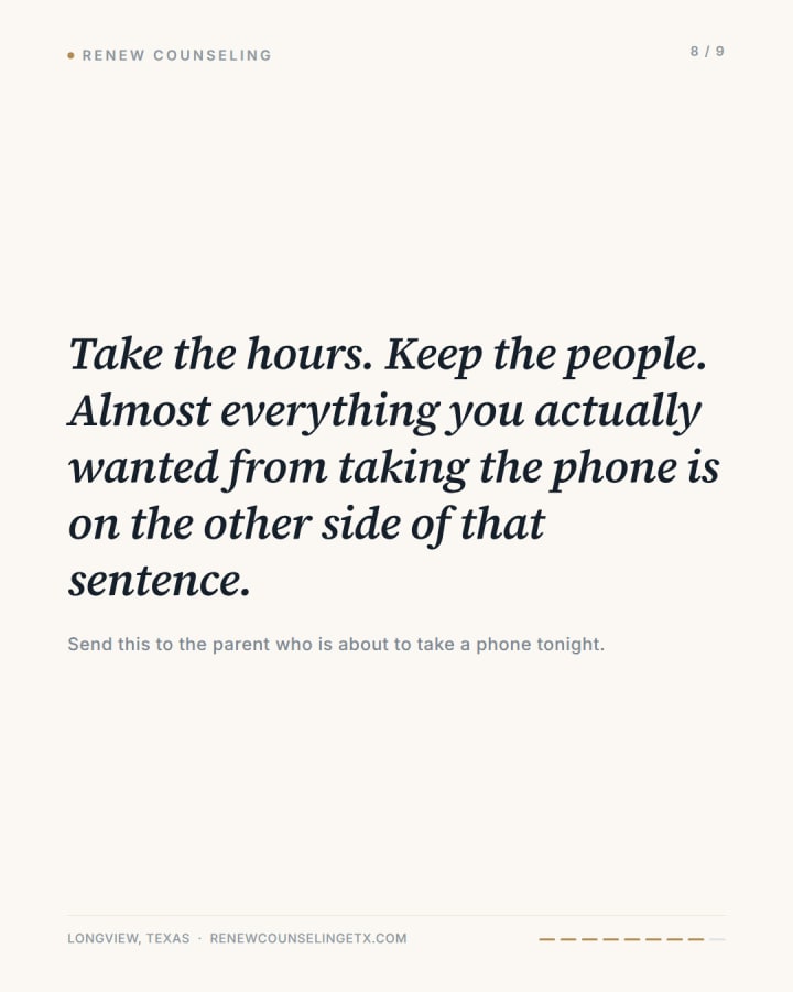 The phone, slide 8 of 8