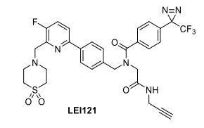 Image thumbnail for Selective CB2R photoaffinity probe (LEI-121) small molecule (tool compound)