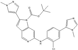 Molecular structure of CCT251455.