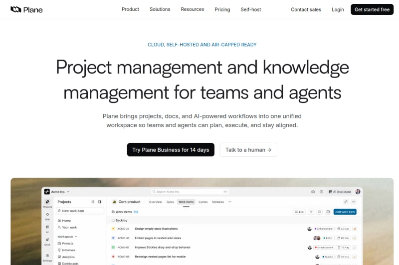 Plane: Product Management Made Simple