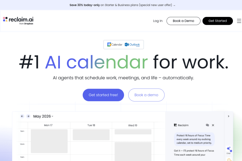 Reclaim AI: Smart Calendar Assistant