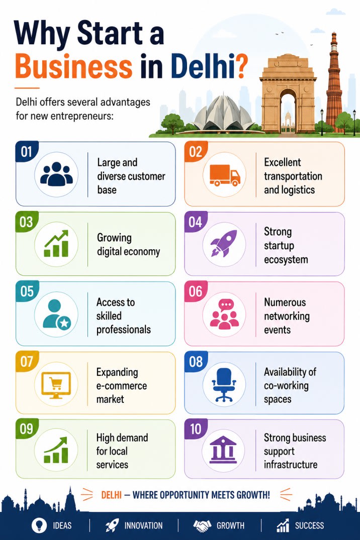 Why Start a Business in Delhi