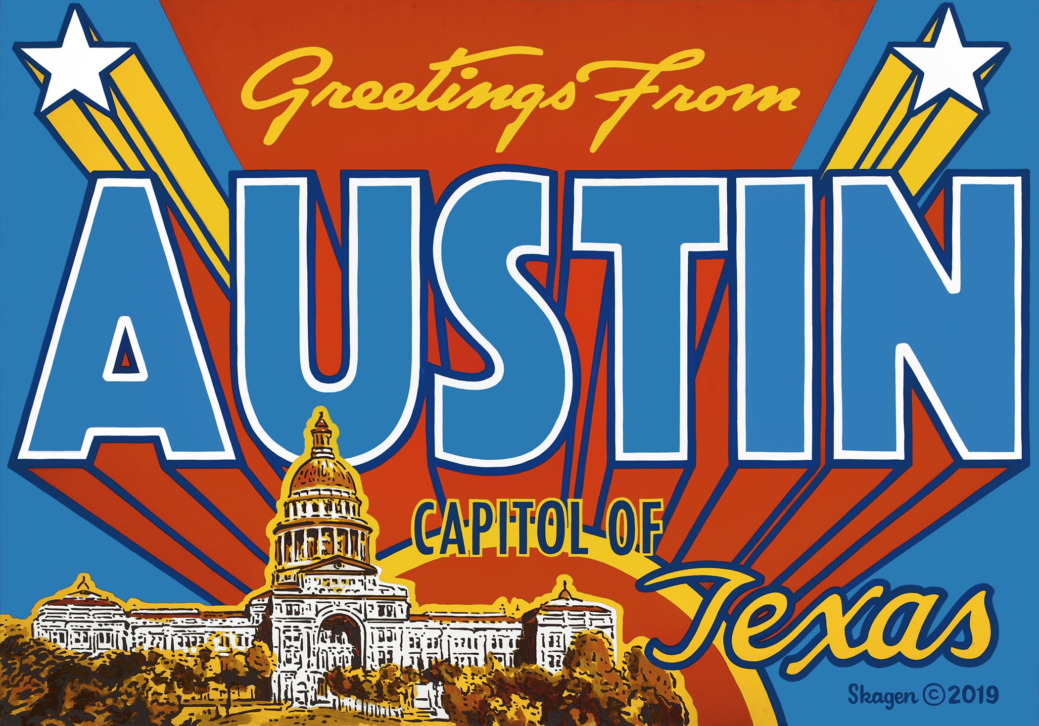 Austin Skyline 2019 (Original)
