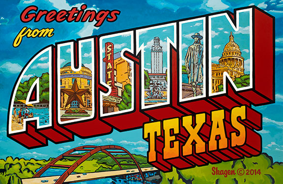 Greetings from Austin (Original Master Study)