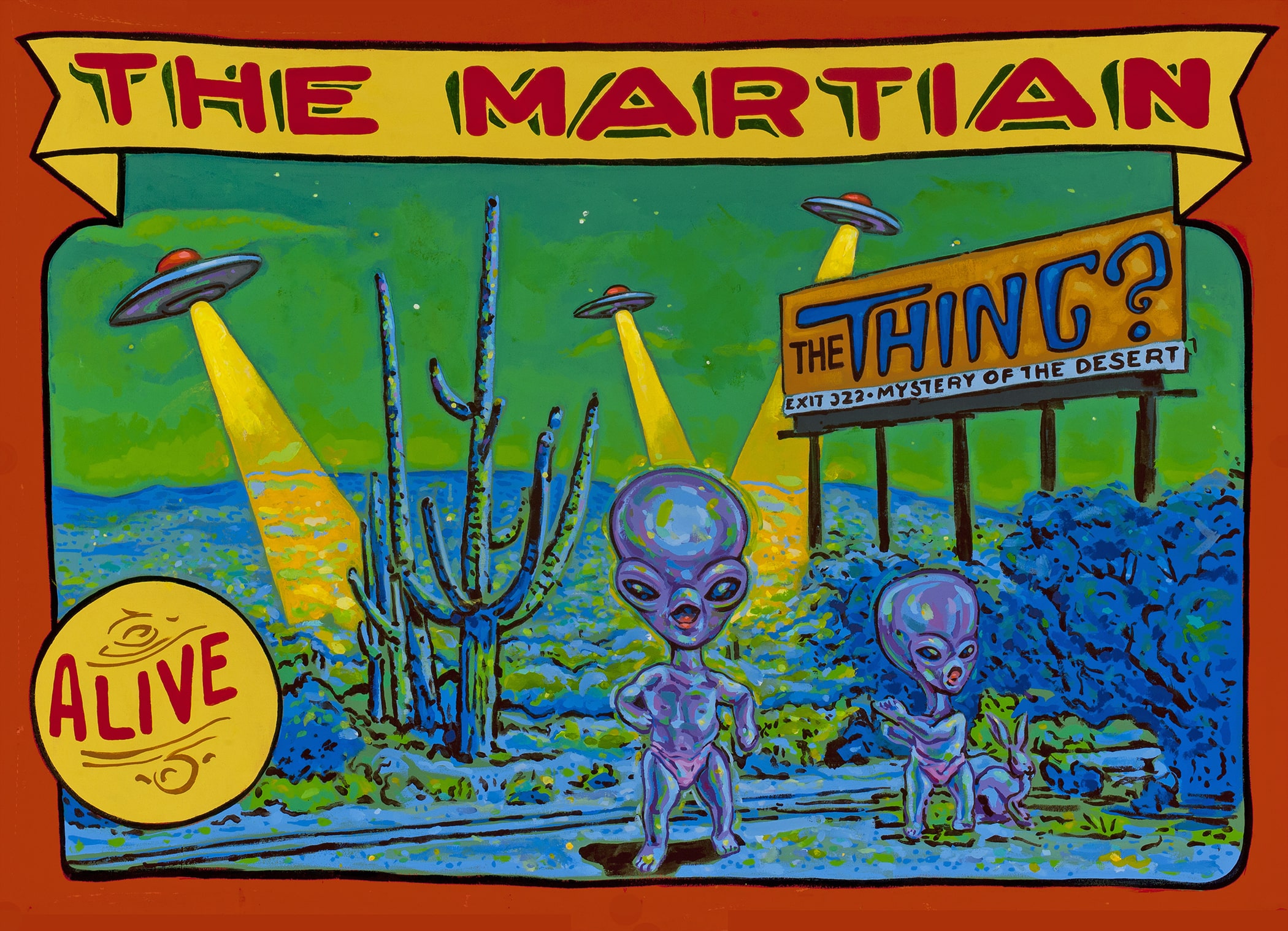 The Martian (Original Atomic Portrait)