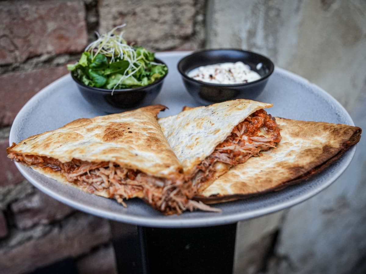 Pork quesadilla