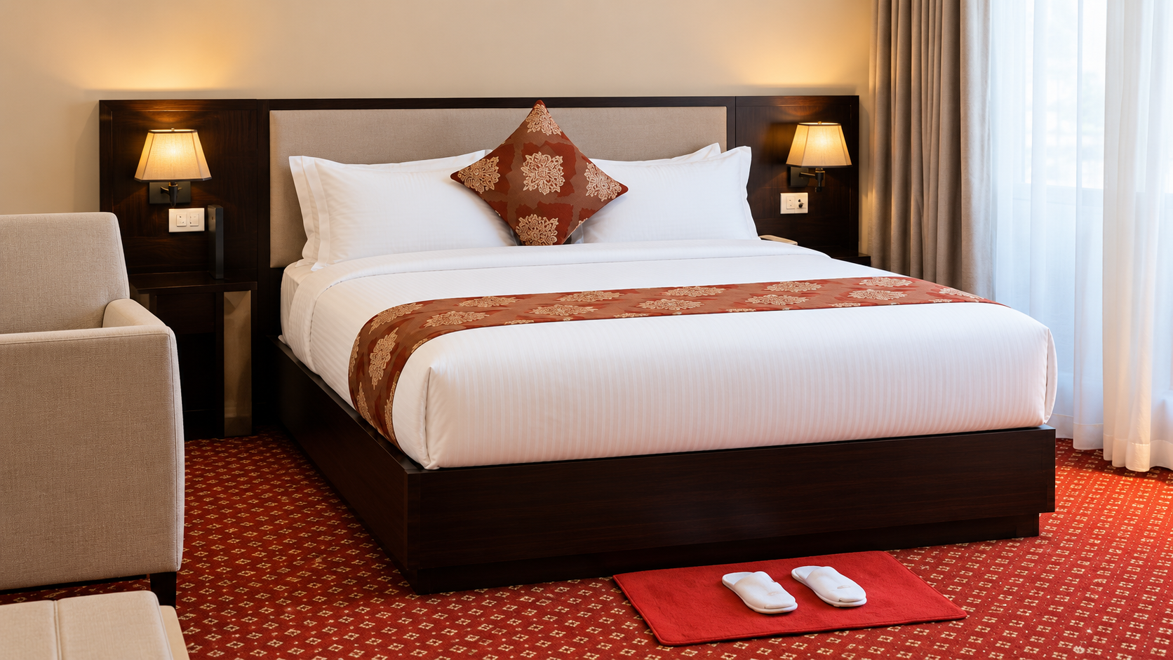 Comfortable hotel suite