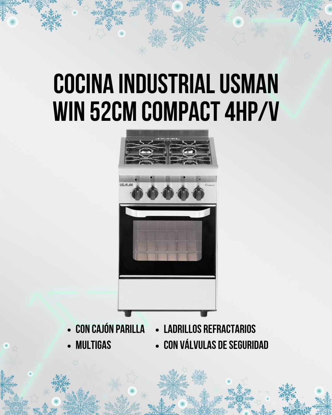 Cocina Eléctrica Vitta Negra 50X50 VIT-EKB001V (N°5109