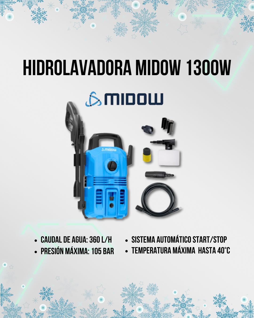 Equipo Pistola para Pintar Látex Midow 650W (N°5528