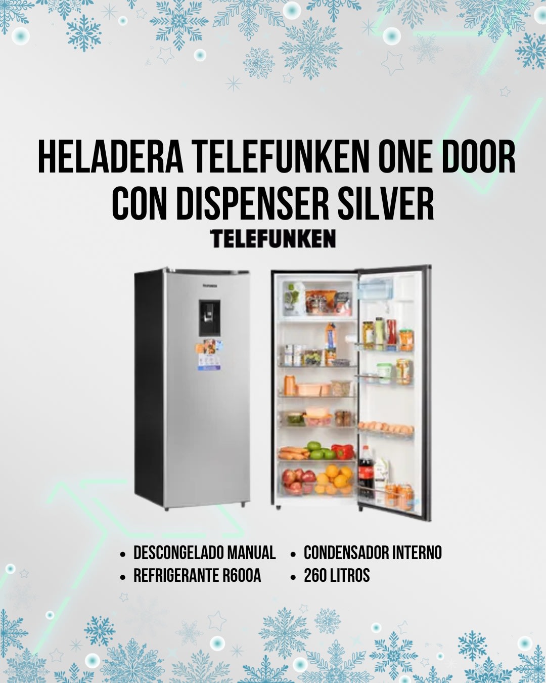 Frigobar Telefunken 50L TFK-R50GEB