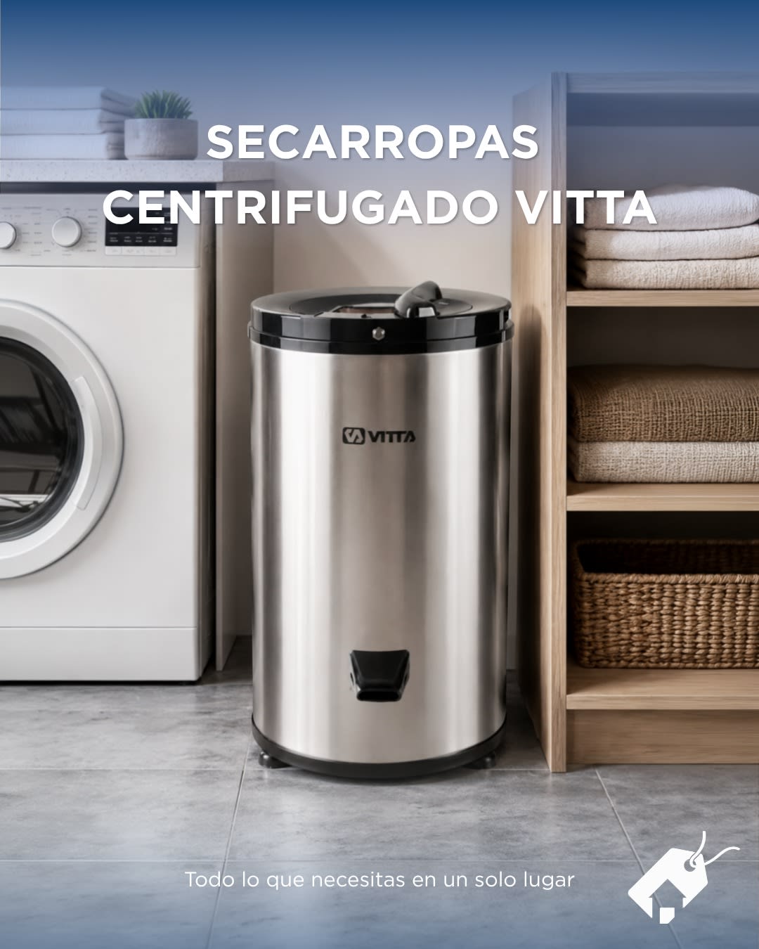 Secarropas Centrifigado 6kg 2800 Rpm Vitta Blanco