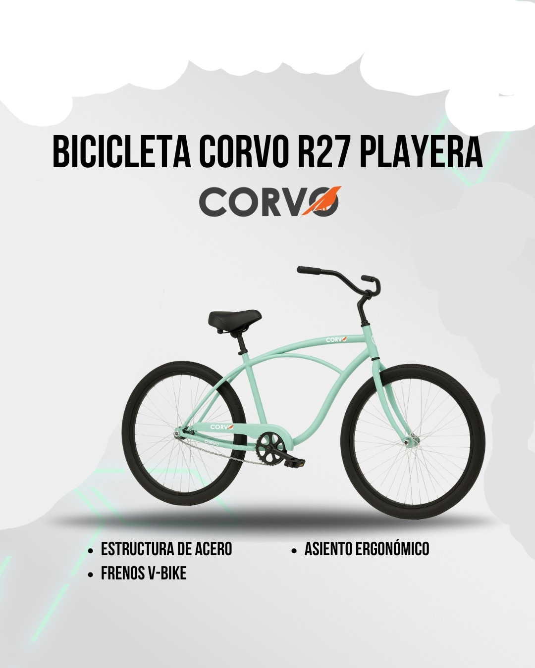 Bicicleta Corvo R27 Playera