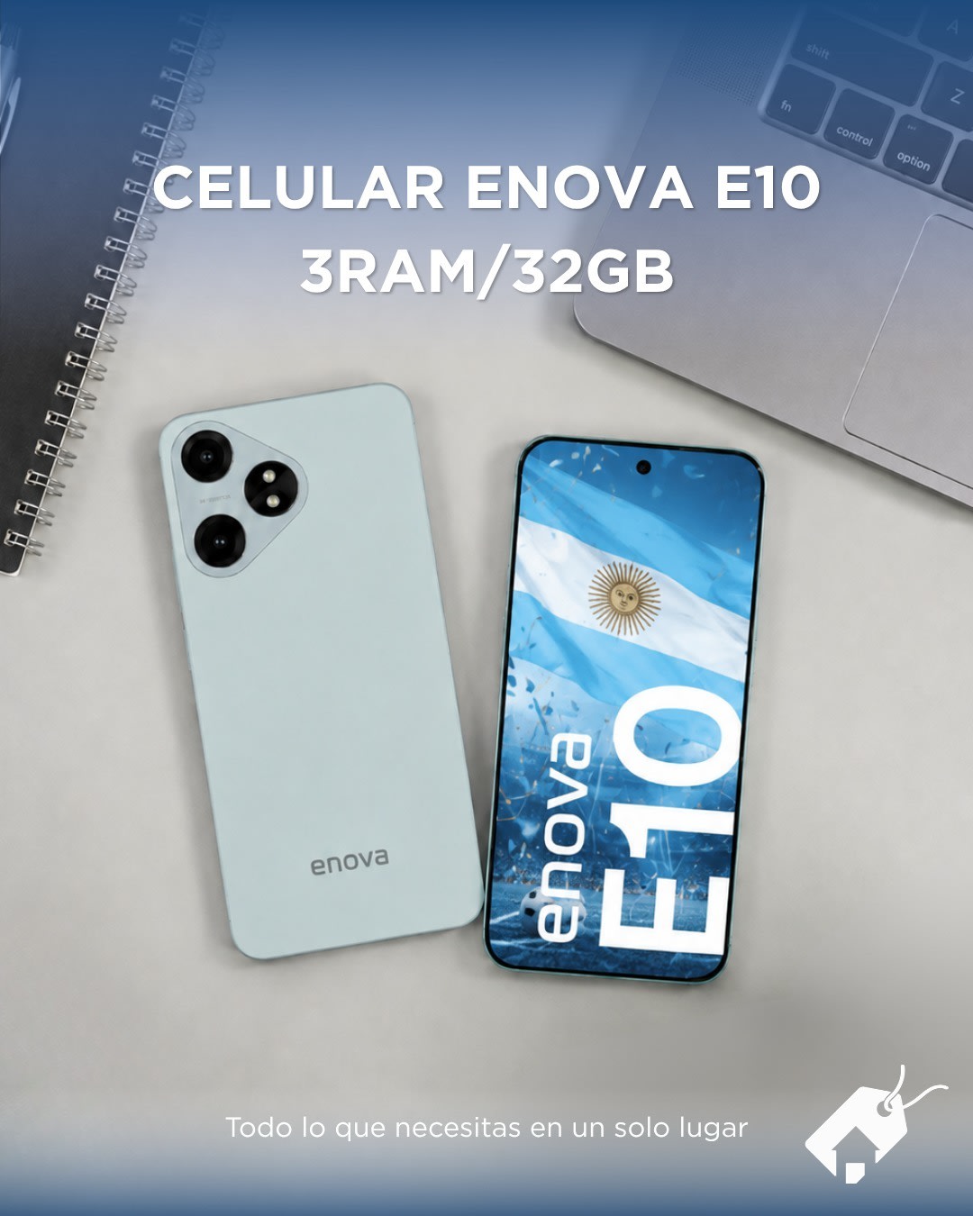 Celular Enova E10 3GB RAM / 32GB Blanco