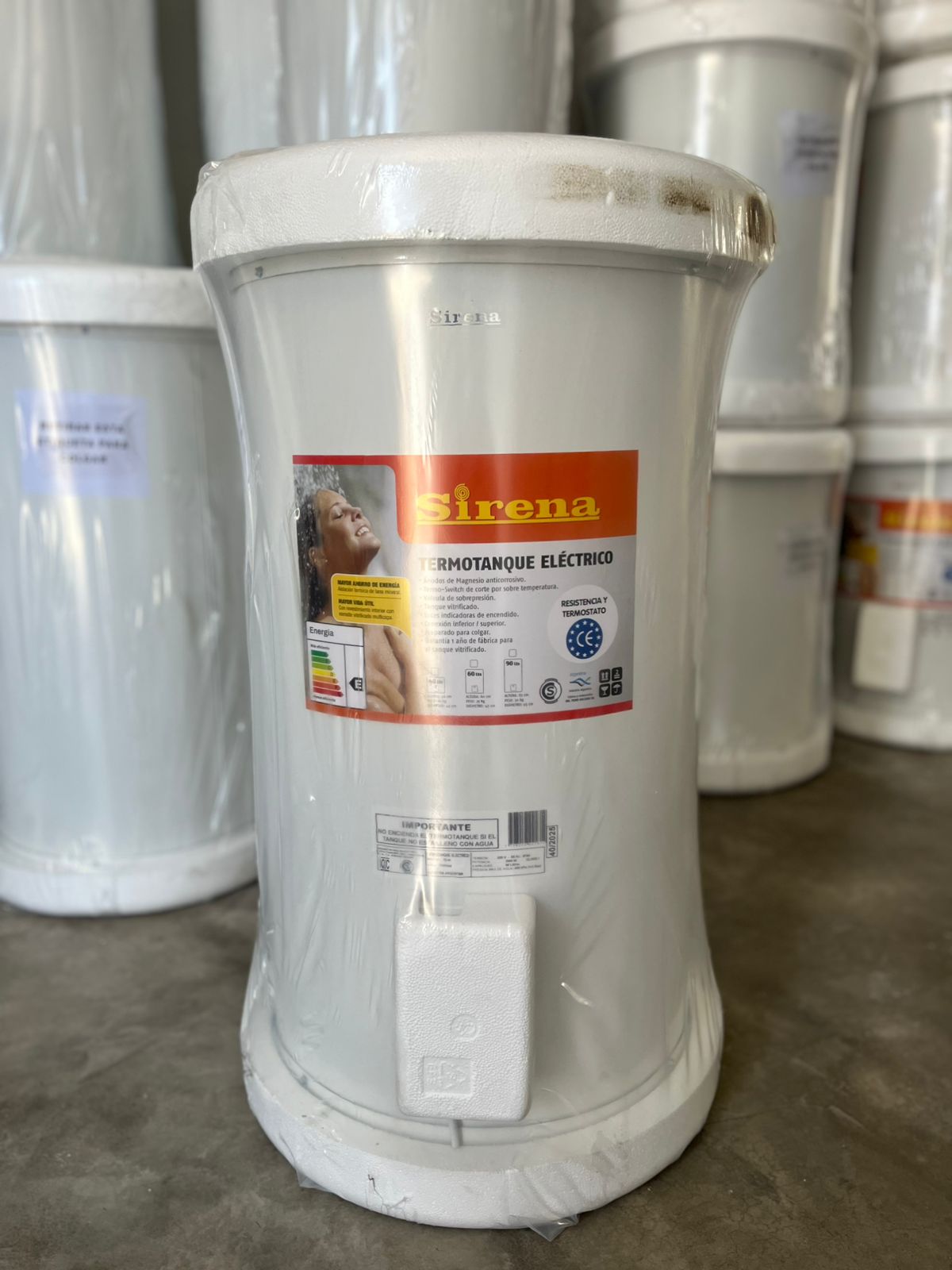 Termotanque Eléctrico Sirena 90LTS