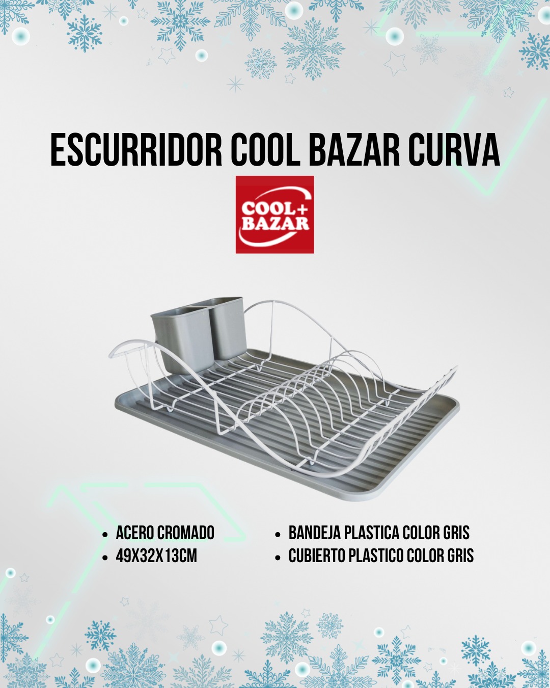 Escurridor Cool Bazar Curva A1187