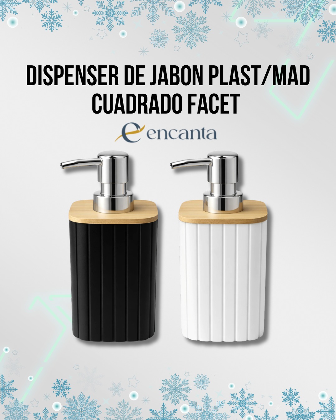Dispenser de Jabon PLast/Mad Cuadrado Facet EA41-27-08 367841
