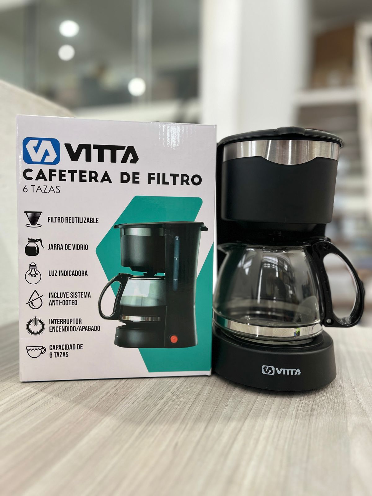 Cafetera Vitta de Filtro 6 Tazas