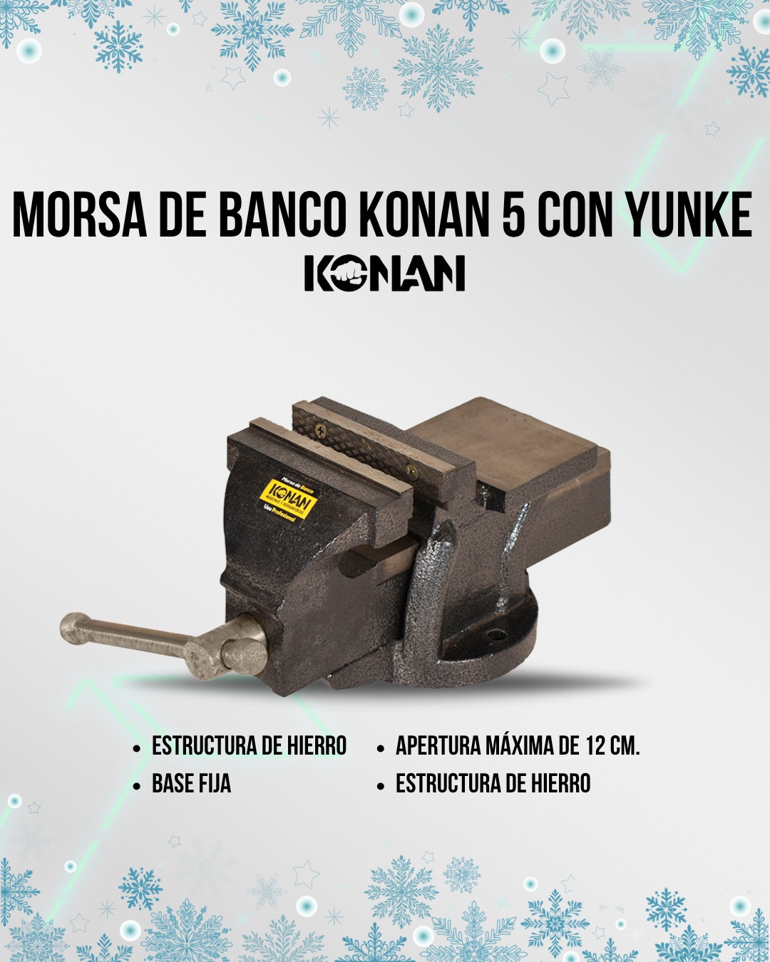 Morsa de Banco Konan 5 Con Yunke KMO/5