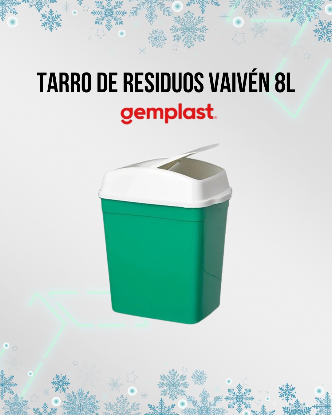 Tarro de Residuos Vaiven Gemplast 8 LTS