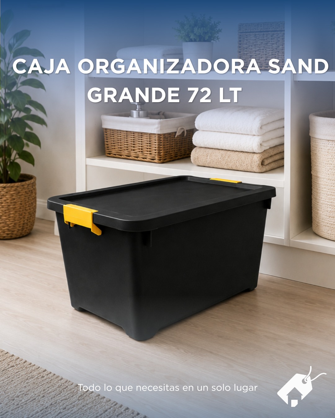 Caja Organizadora Sand Grande 72 Lt LUK-SANDGDE