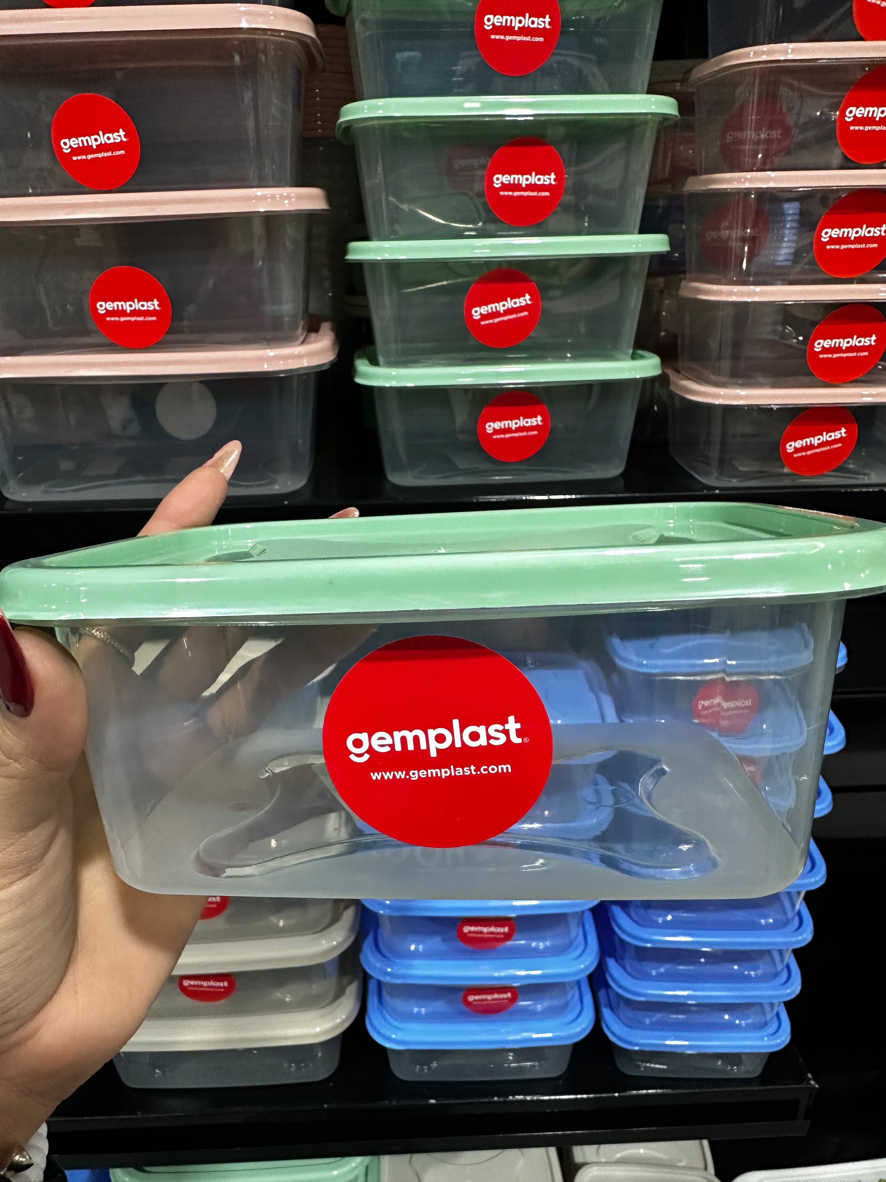 Contenedor Rectangular Gemplast 1 LT C T