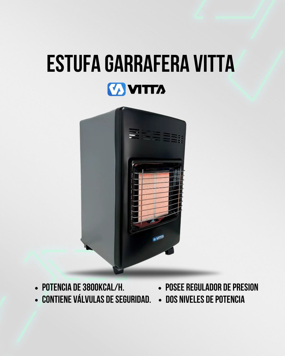 Estufa Garrafera Vitta