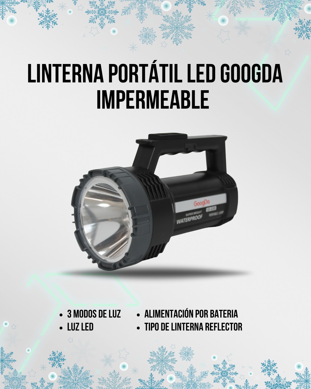 Linterna luz blanca